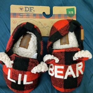 Memory foam toddler slippers